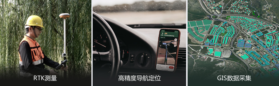 適用于RTK測量、高精度導航定位、GIS數(shù)據(jù)采集
